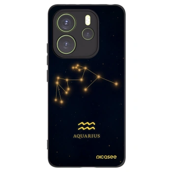 Picasee husă neagră din silicon pentru Xiaomi Redmi Note 14 4G - AQUARIUS