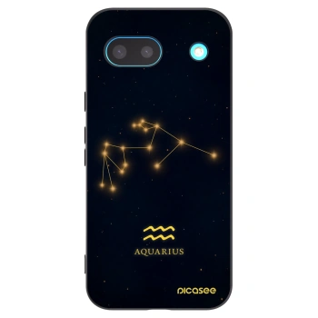 Picasee husă neagră din silicon pentru Google Pixel 8a - AQUARIUS