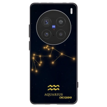 Picasee husă neagră din silicon pentru Vivo X200 Pro - AQUARIUS