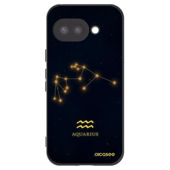 Picasee husă neagră din silicon pentru Google Pixel 9a - AQUARIUS