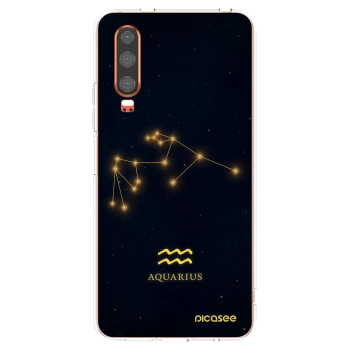 Picasee husă transparentă din silicon pentru Huawei P30 - AQUARIUS