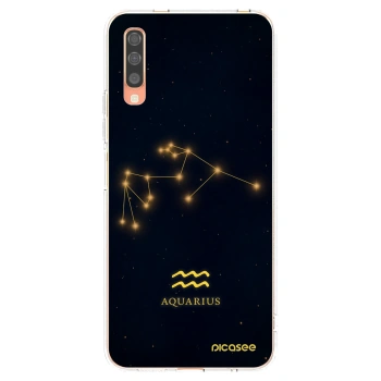Picasee husă transparentă din silicon pentru Samsung Galaxy A70 A705F - AQUARIUS