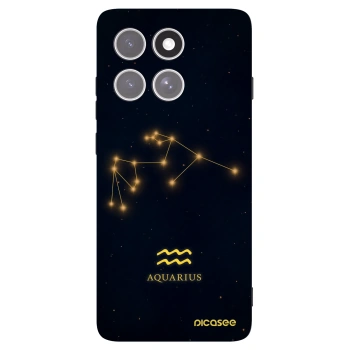Picasee husă neagră din silicon pentru Motorola Edge 60 Pro - AQUARIUS