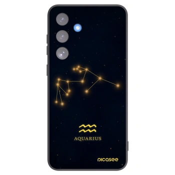 Picasee husă neagră din silicon pentru Samsung Galaxy S25 FE 5G - AQUARIUS