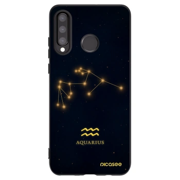 Picasee husă neagră din silicon pentru Huawei P30 Lite - AQUARIUS