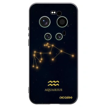 Picasee husă neagră din silicon pentru Xiaomi 17 Ultra - AQUARIUS