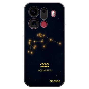 Picasee husă neagră din silicon pentru OPPO Find X9 Pro - AQUARIUS
