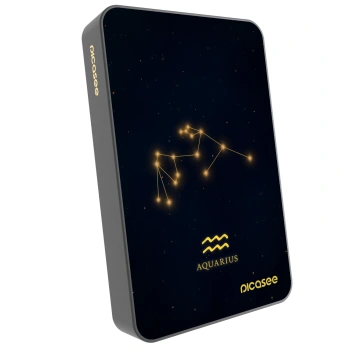 Picasee Powerbank cu MagSafe 10 000 mAh Gri - AQUARIUS