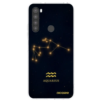 Picasee husă transparentă din silicon pentru Xiaomi Redmi Note 8 - AQUARIUS