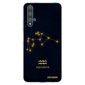 Picasee husă transparentă din silicon pentru Huawei Nova 5T - AQUARIUS