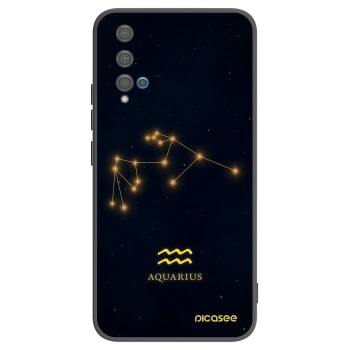 Picasee husă neagră din silicon pentru Huawei Nova 5T - AQUARIUS