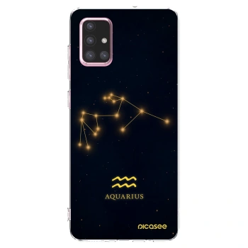 Picasee husă transparentă din silicon pentru Samsung Galaxy A71 A715F - AQUARIUS