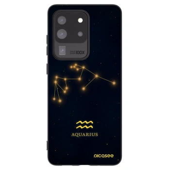 Picasee husă neagră din silicon pentru Samsung Galaxy S20 Ultra 5G G988F - AQUARIUS