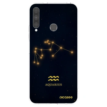 Picasee husă transparentă din silicon pentru Huawei P40 Lite E - AQUARIUS