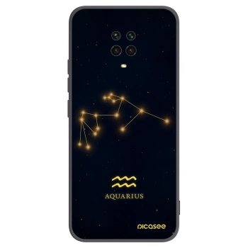 Picasee husă neagră din silicon pentru Xiaomi Redmi Note 9 Pro - AQUARIUS