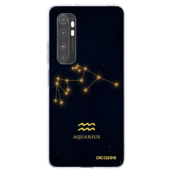 Picasee husă transparentă din silicon pentru Xiaomi Mi Note 10 Lite - AQUARIUS