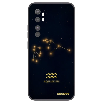Picasee husă neagră din silicon pentru Xiaomi Mi Note 10 Lite - AQUARIUS