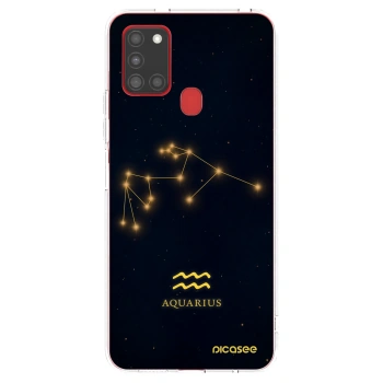 Picasee husă transparentă din silicon pentru Samsung Galaxy A21s - AQUARIUS