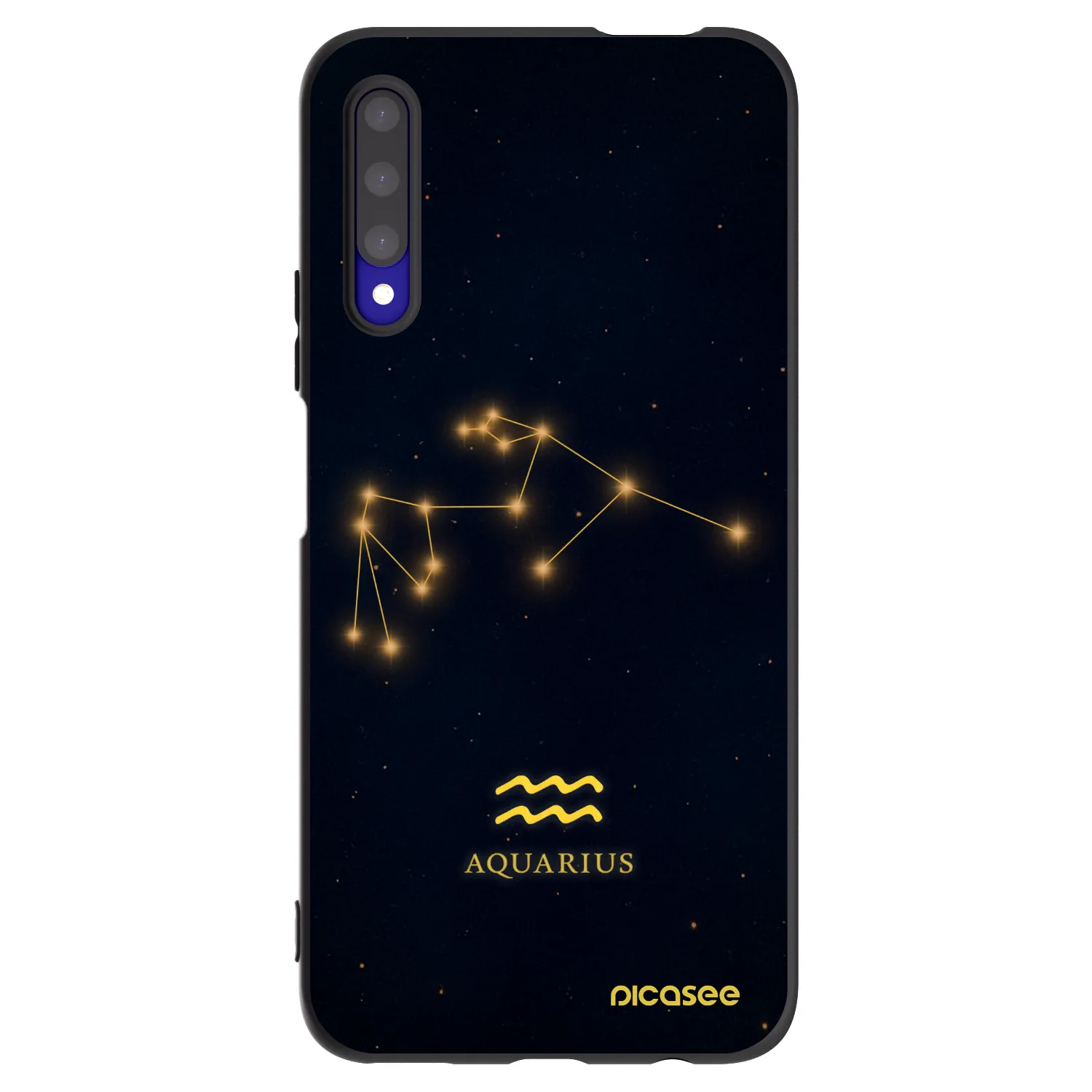 Picasee husă neagră din silicon pentru Honor 9X Pro - AQUARIUS