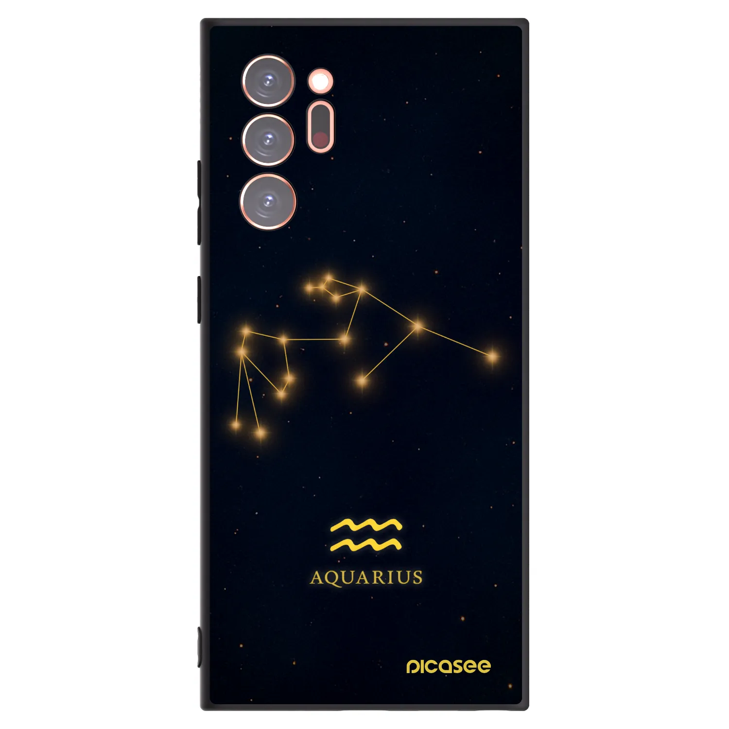 Picasee husă neagră din silicon pentru Samsung Galaxy Note 20 Ultra - AQUARIUS