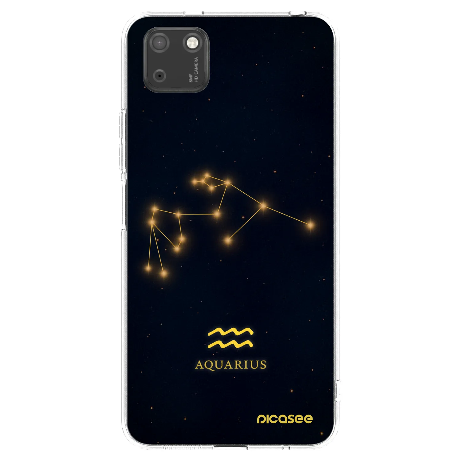 Picasee husă transparentă din silicon pentru Huawei Y5P - AQUARIUS