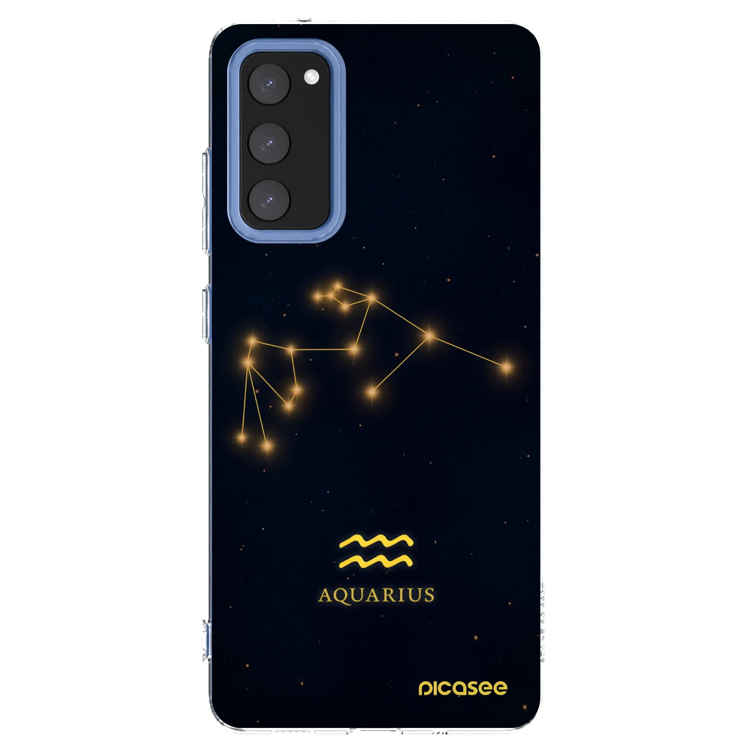 Picasee husă transparentă din silicon pentru Samsung Galaxy S20 FE - AQUARIUS