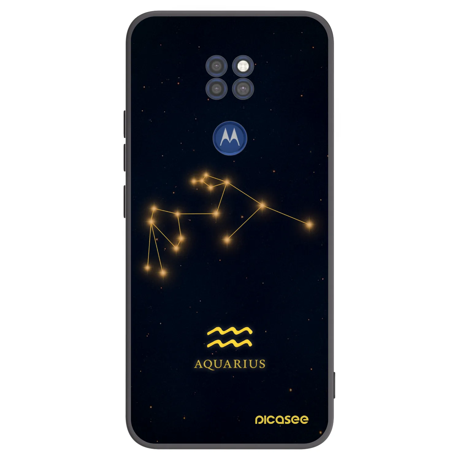 Picasee husă neagră din silicon pentru Motorola Moto G9 Play - AQUARIUS