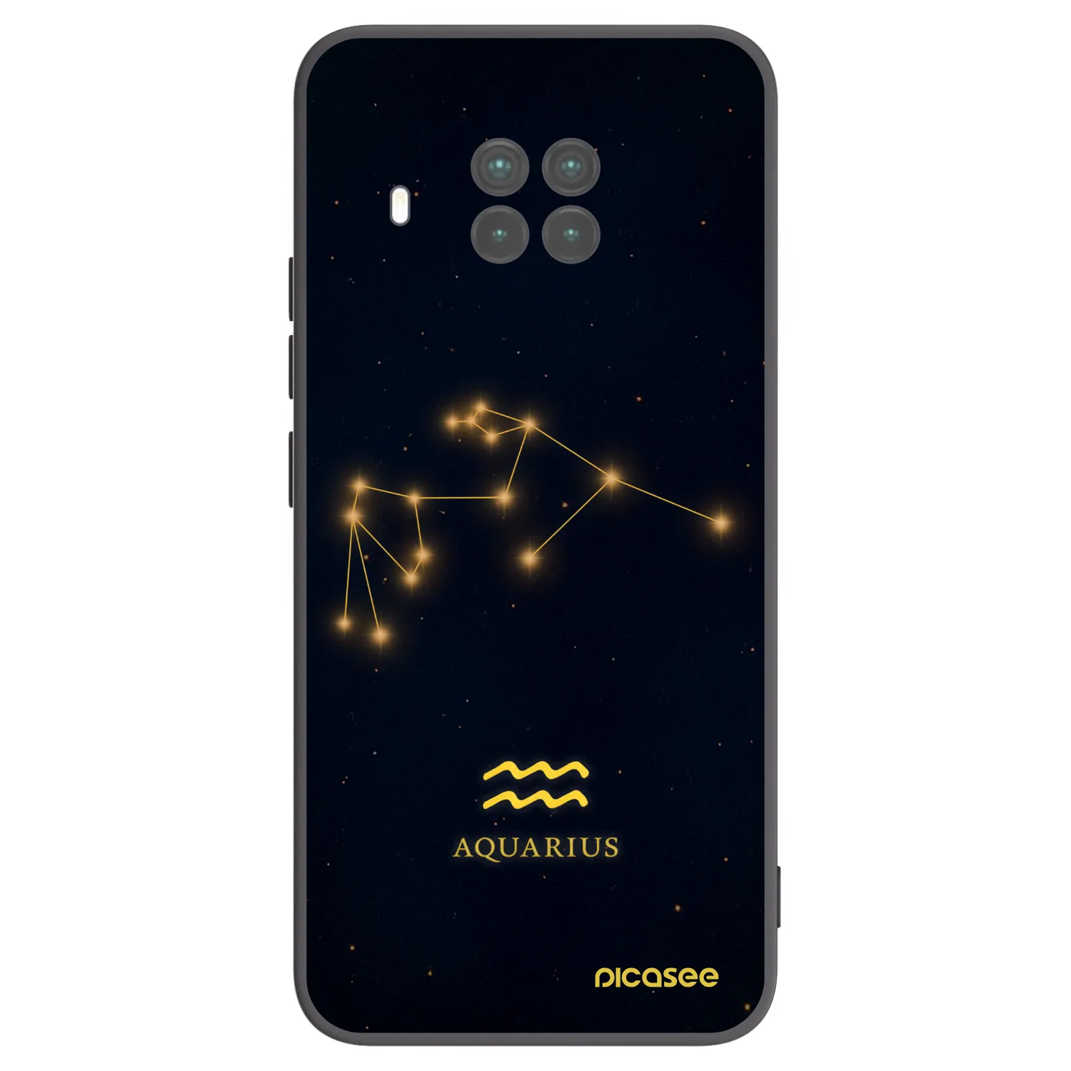 Picasee husă neagră din silicon pentru Xiaomi Mi 10T Lite - AQUARIUS