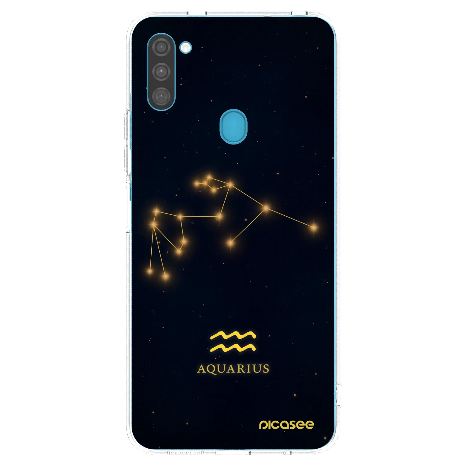 Picasee husă transparentă din silicon pentru Samsung Galaxy M11 - AQUARIUS