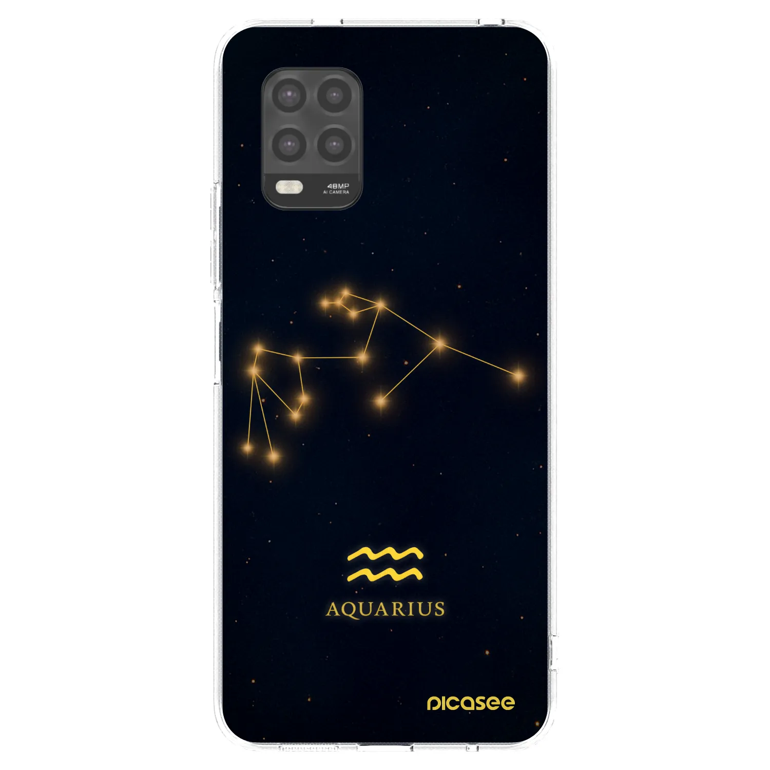 Picasee husă transparentă din silicon pentru Xiaomi Mi 10 Lite - AQUARIUS