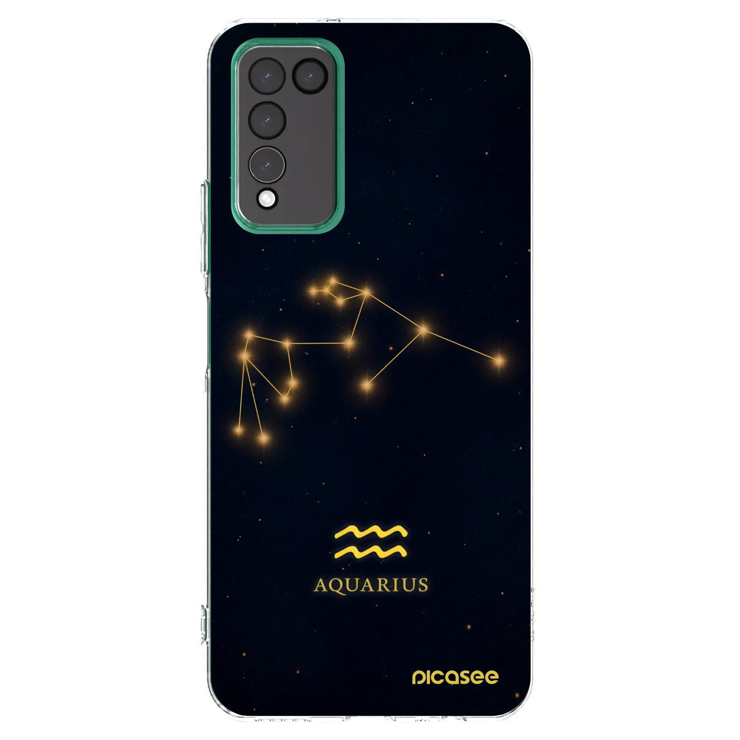 Picasee husă transparentă din silicon pentru Honor 10X Lite - AQUARIUS