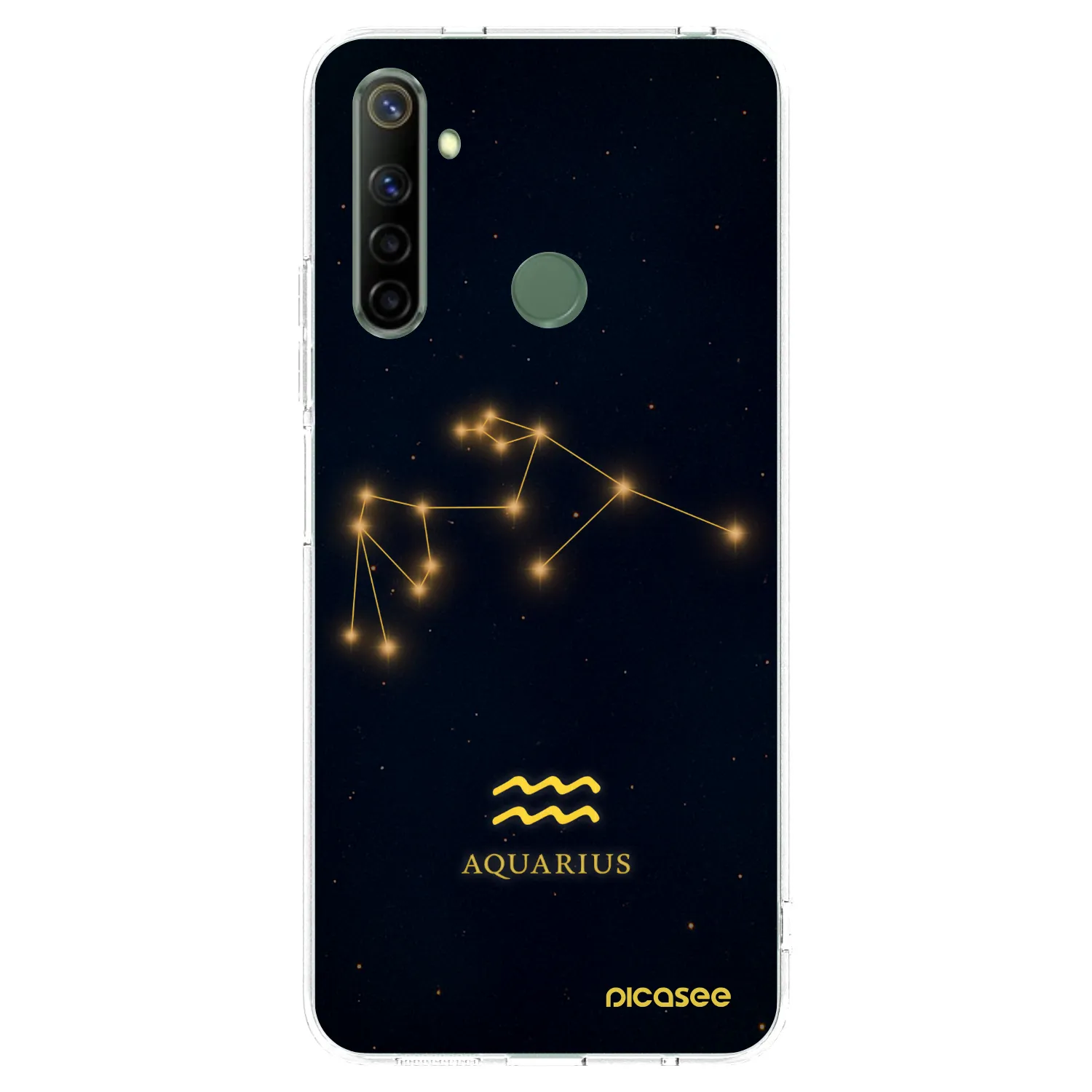 Picasee husă transparentă din silicon pentru Realme 6i - AQUARIUS