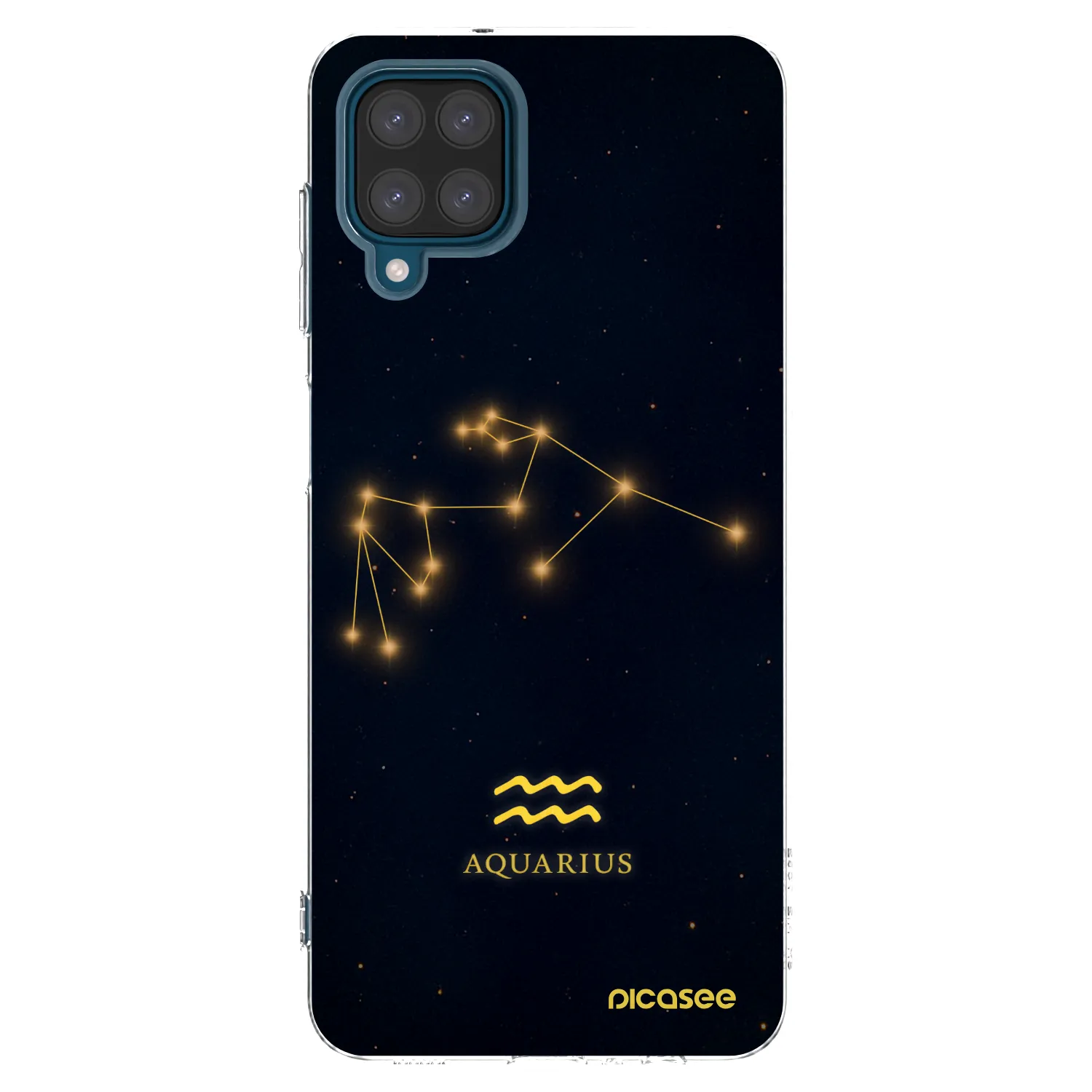 Picasee husă transparentă din silicon pentru Samsung Galaxy A12 A125F - AQUARIUS