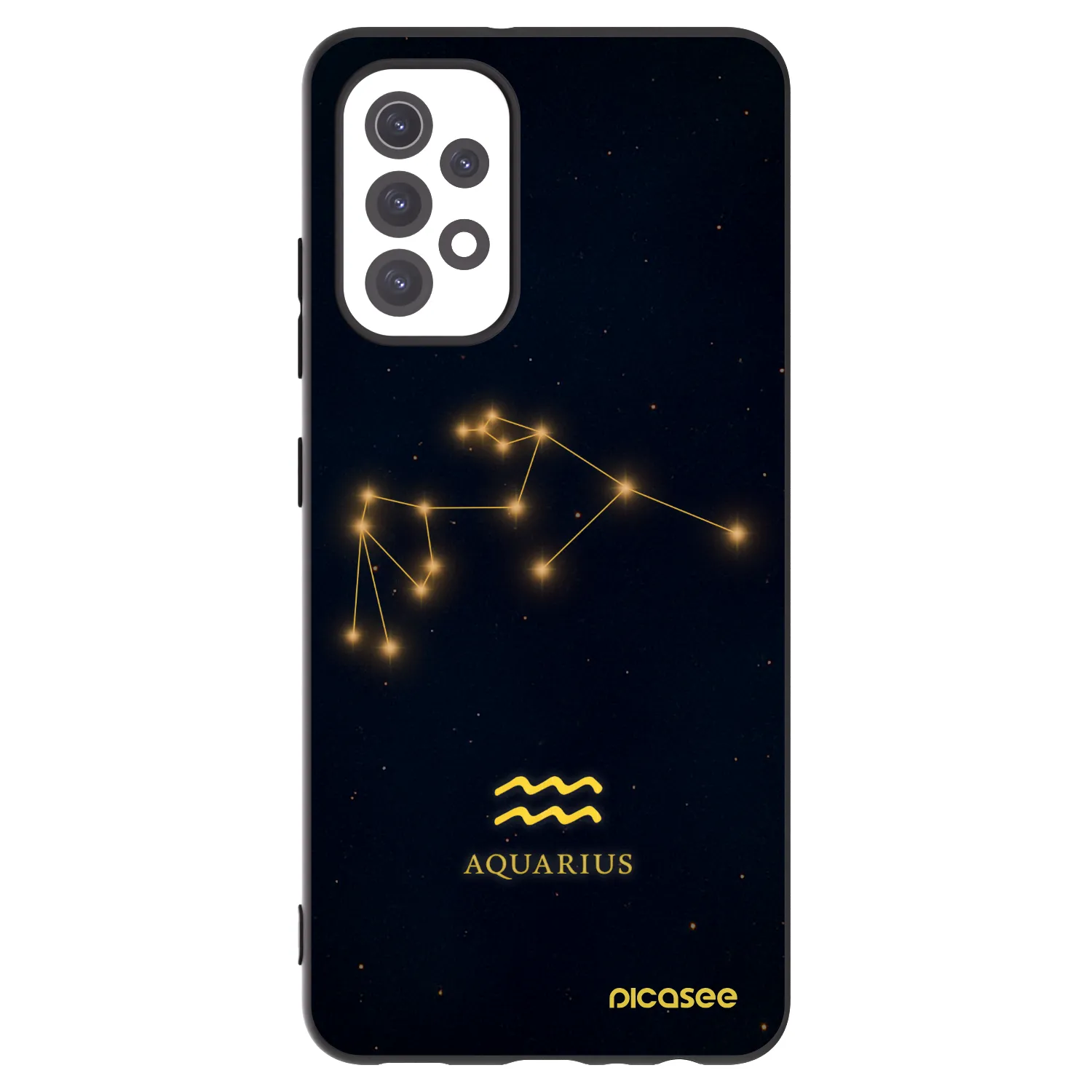 Picasee husă neagră din silicon pentru Samsung Galaxy A32 5G A326B - AQUARIUS