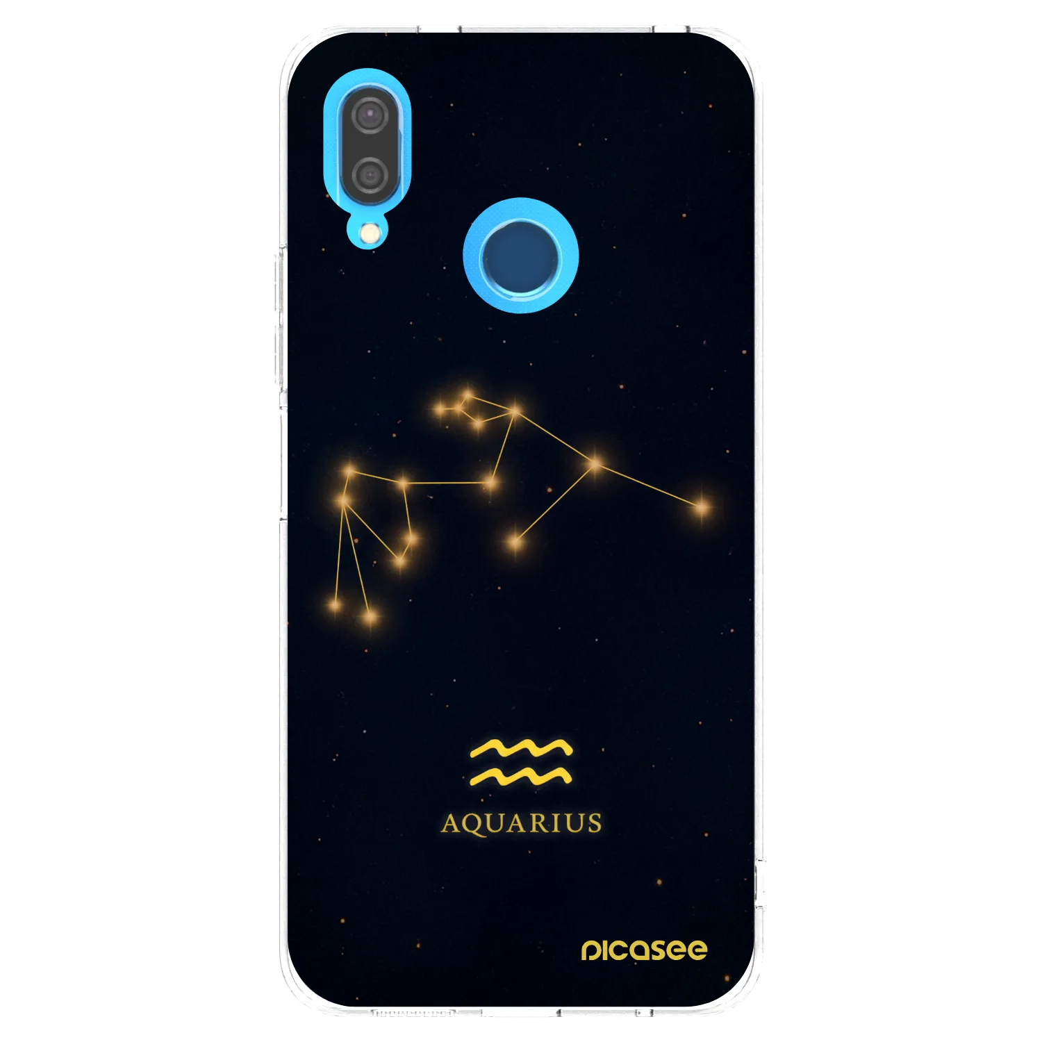 Picasee husă transparentă din silicon pentru Huawei P20 Lite - AQUARIUS