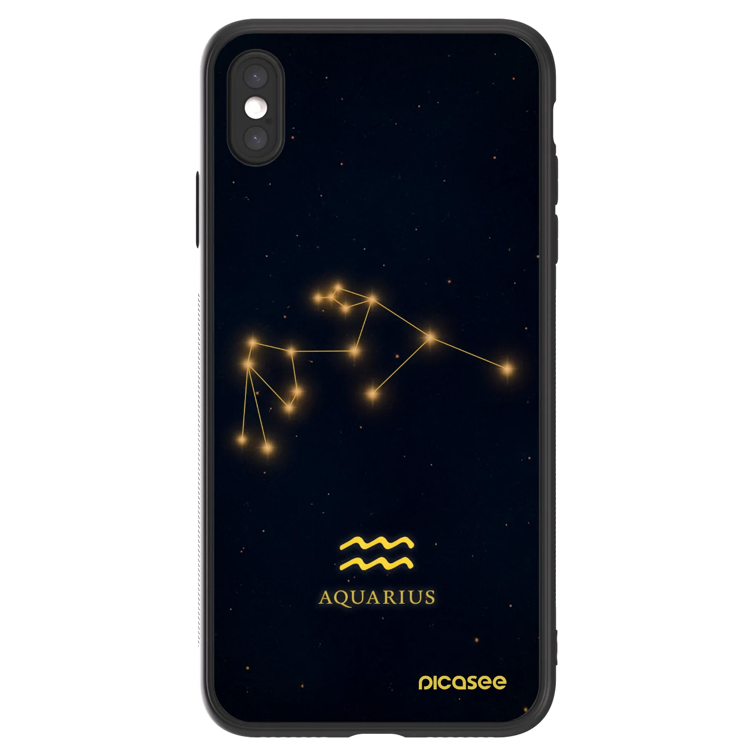 Picasee ULTIMATE CASE pentru Apple iPhone XS Max - AQUARIUS