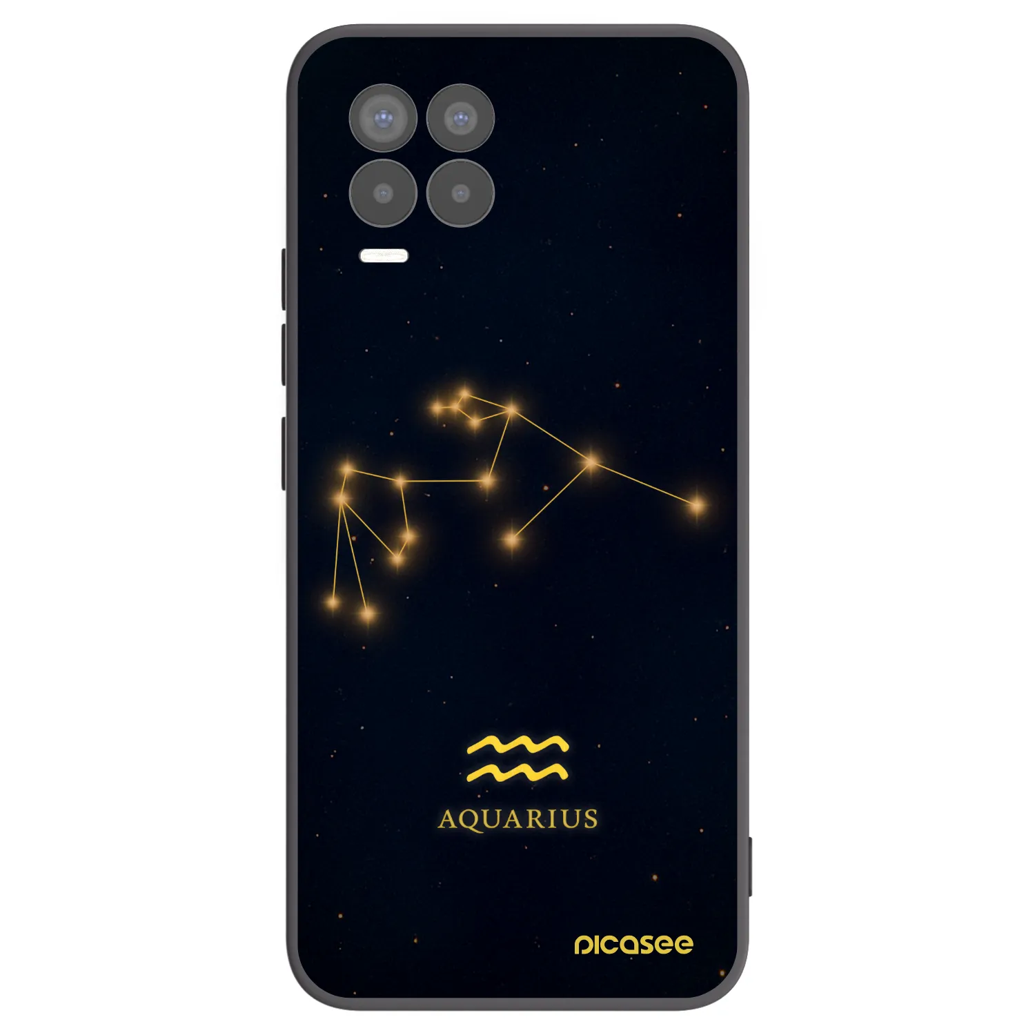 Picasee husă neagră din silicon pentru Realme 8 Pro - AQUARIUS