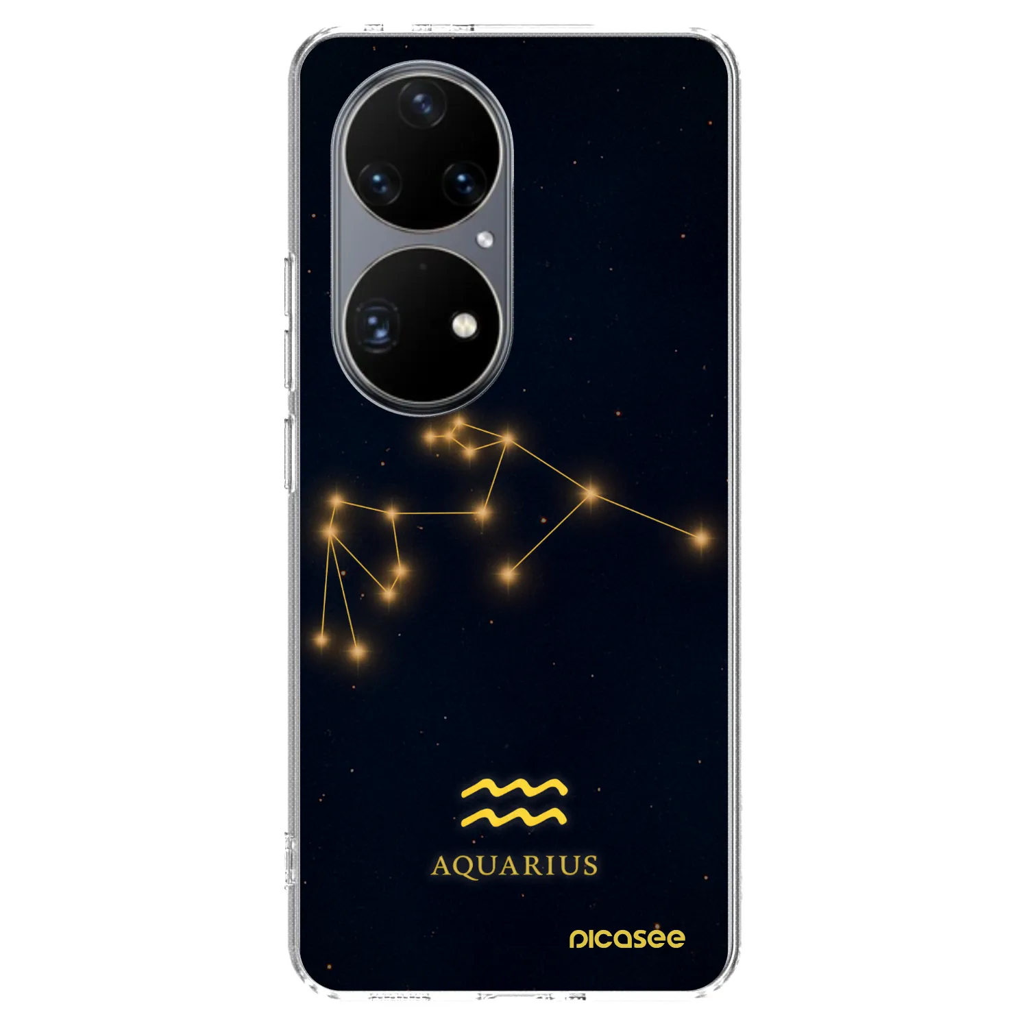 Picasee husă transparentă din silicon pentru Huawei P50 - AQUARIUS