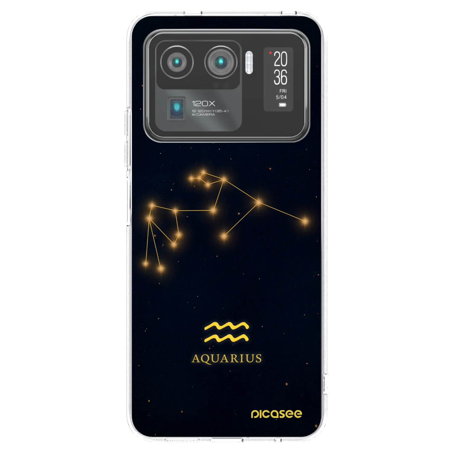 Picasee husă transparentă din silicon pentru Xiaomi Mi 11 Ultra - AQUARIUS
