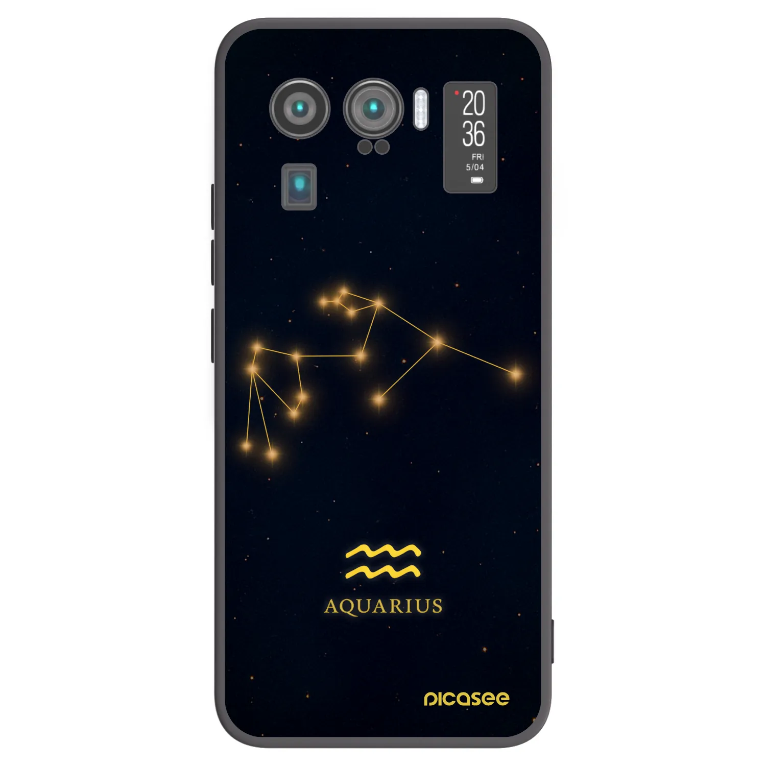 Picasee husă neagră din silicon pentru Xiaomi Mi 11 Ultra - AQUARIUS