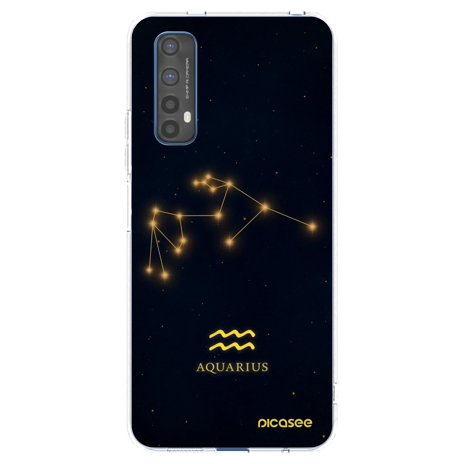 Picasee husă transparentă din silicon pentru Realme 7 - AQUARIUS