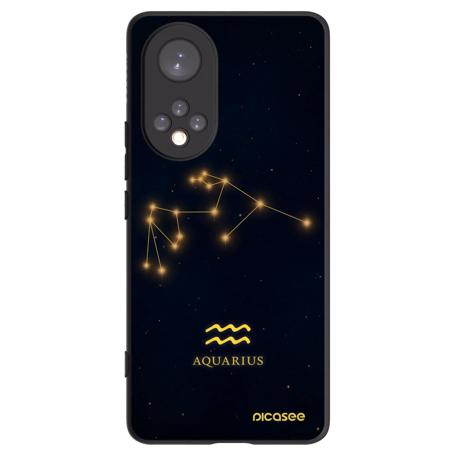 Picasee husă neagră din silicon pentru Huawei Nova 9 - AQUARIUS