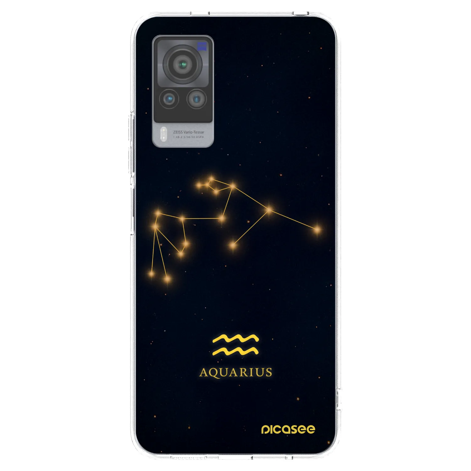 Picasee husă transparentă din silicon pentru Vivo X60 Pro 5G - AQUARIUS
