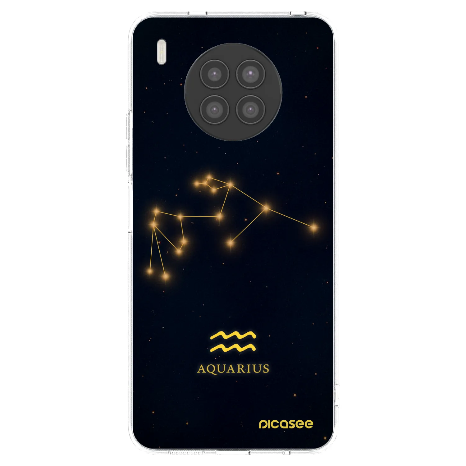 Picasee husă transparentă din silicon pentru Huawei Nova 8i - AQUARIUS