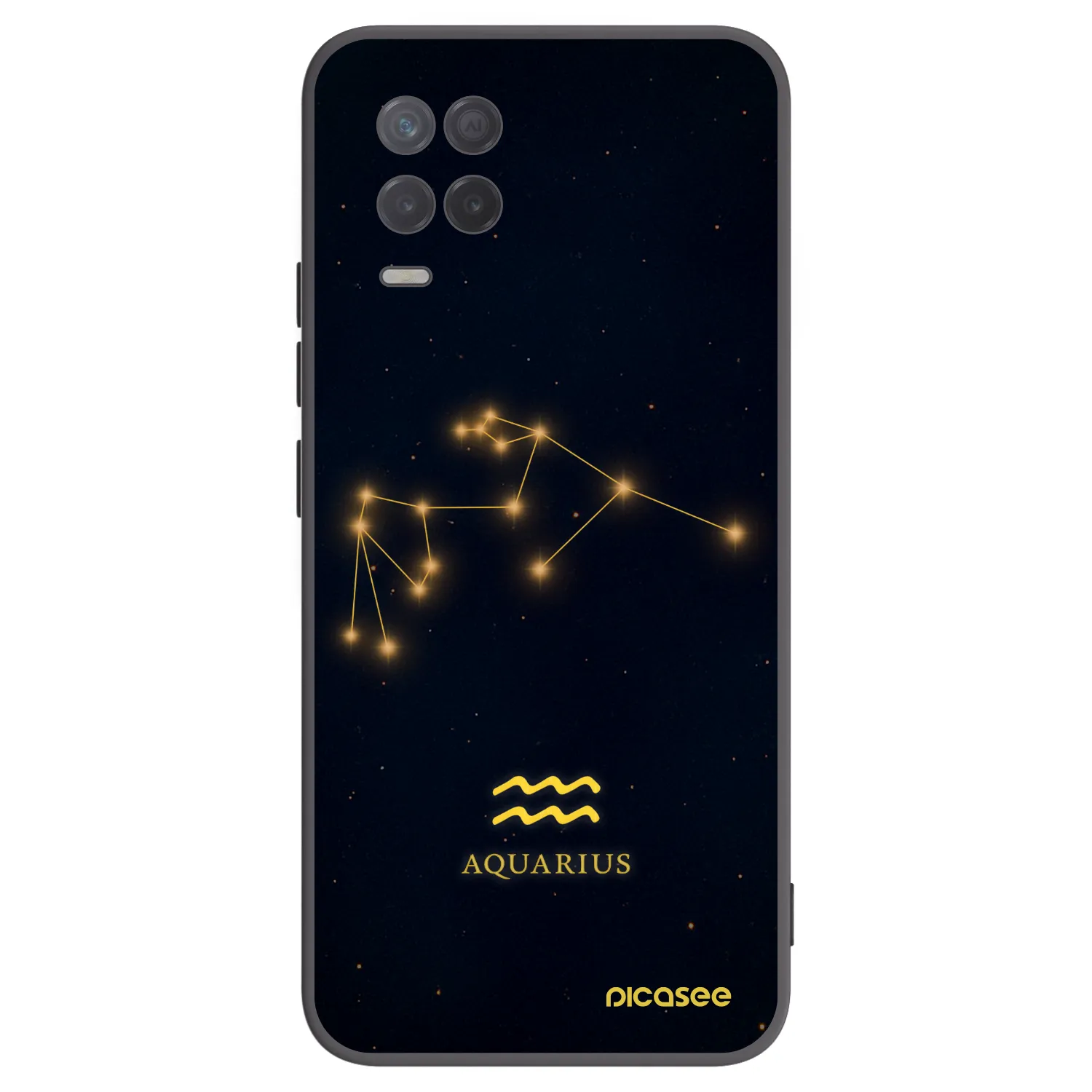 Picasee husă neagră din silicon pentru Realme 8 5G - AQUARIUS