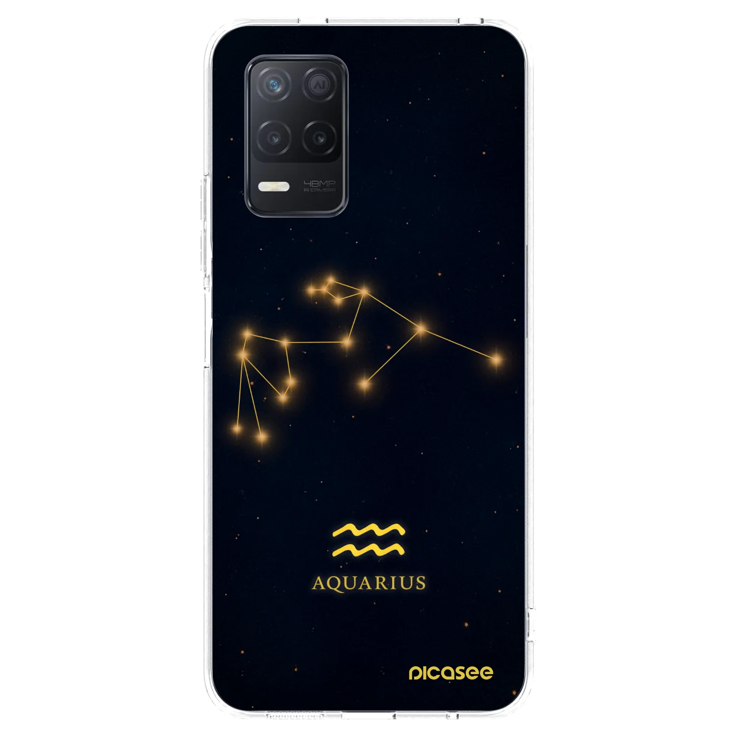 Picasee husă transparentă din silicon pentru Realme 8 5G - AQUARIUS