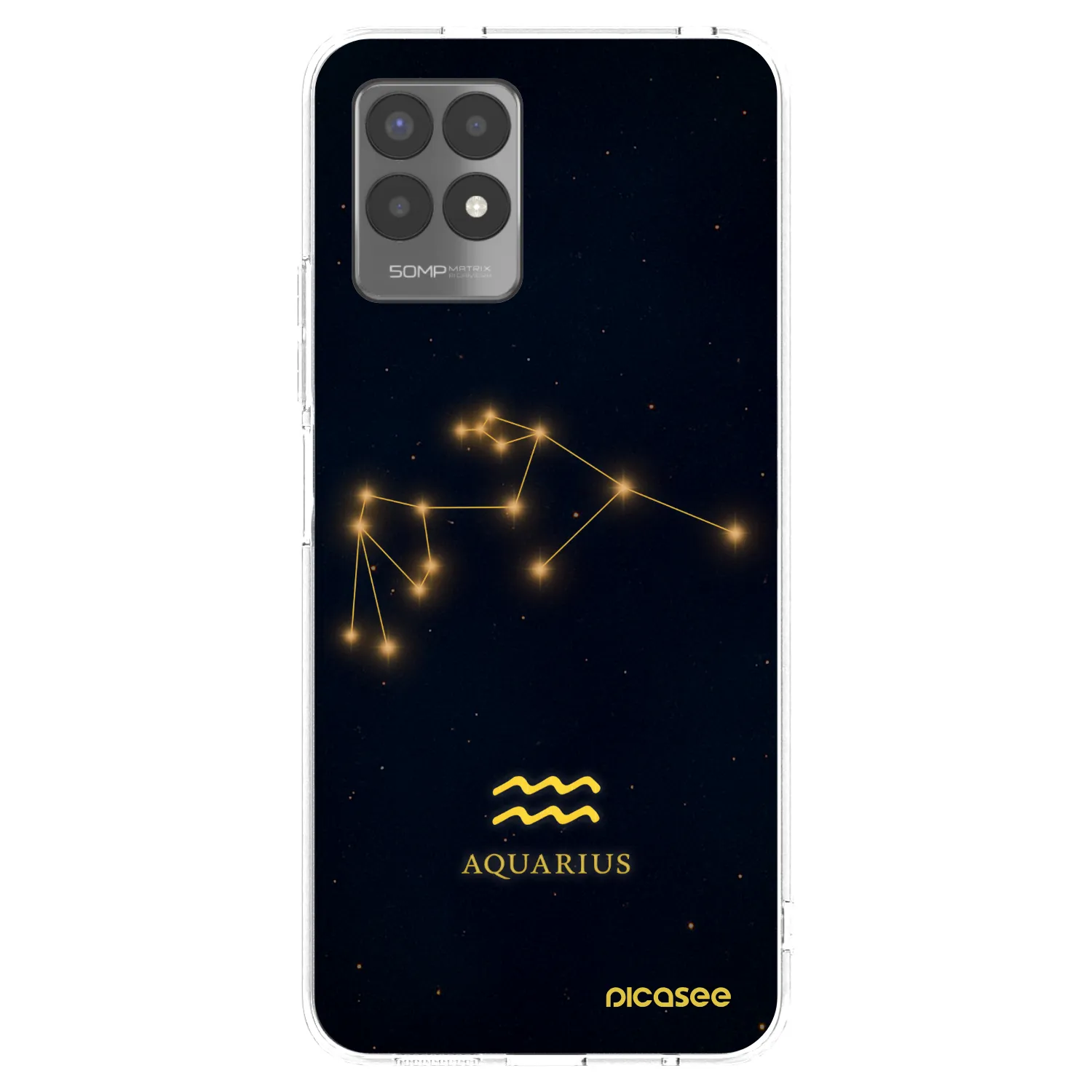 Picasee husă transparentă din silicon pentru Realme 8i - AQUARIUS