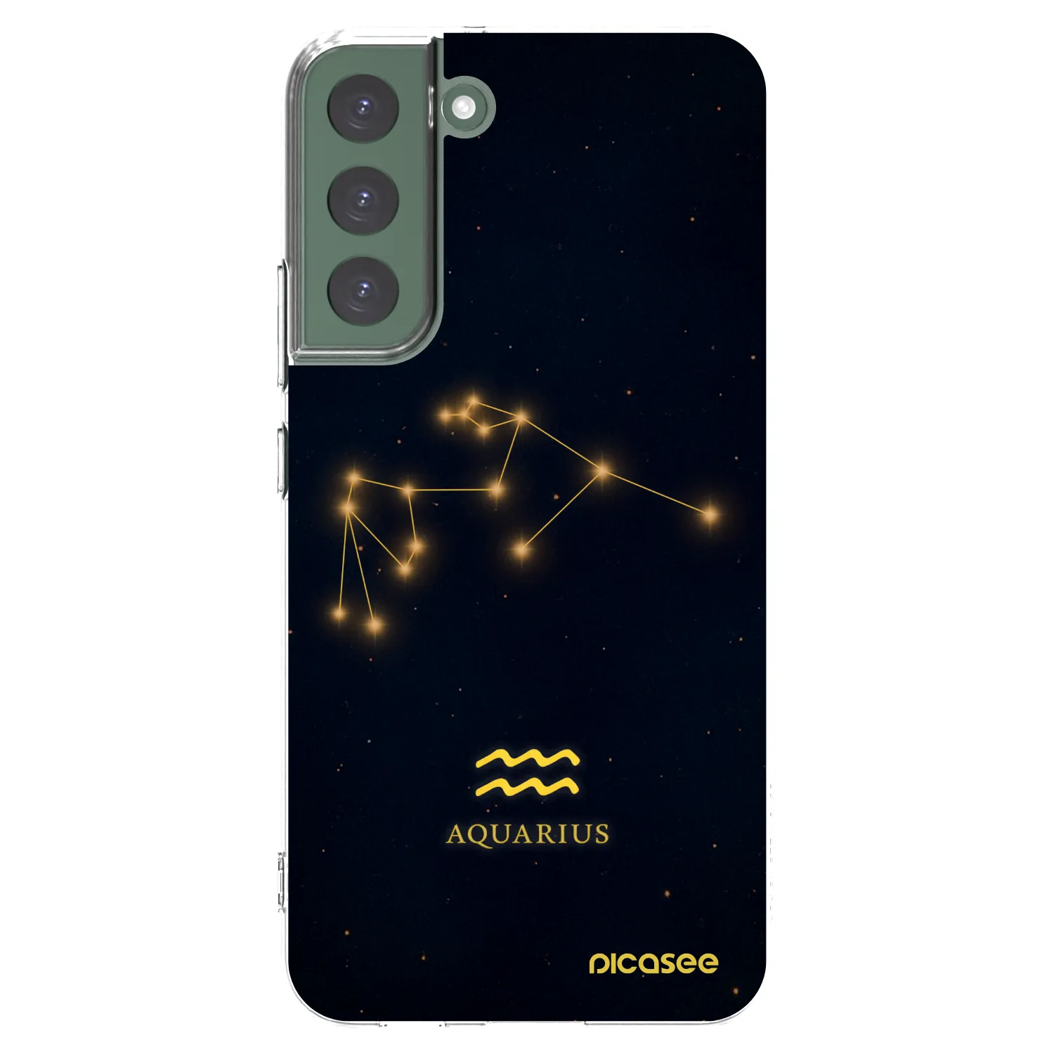 Picasee husă transparentă din silicon pentru Samsung Galaxy S22+ 5G - AQUARIUS