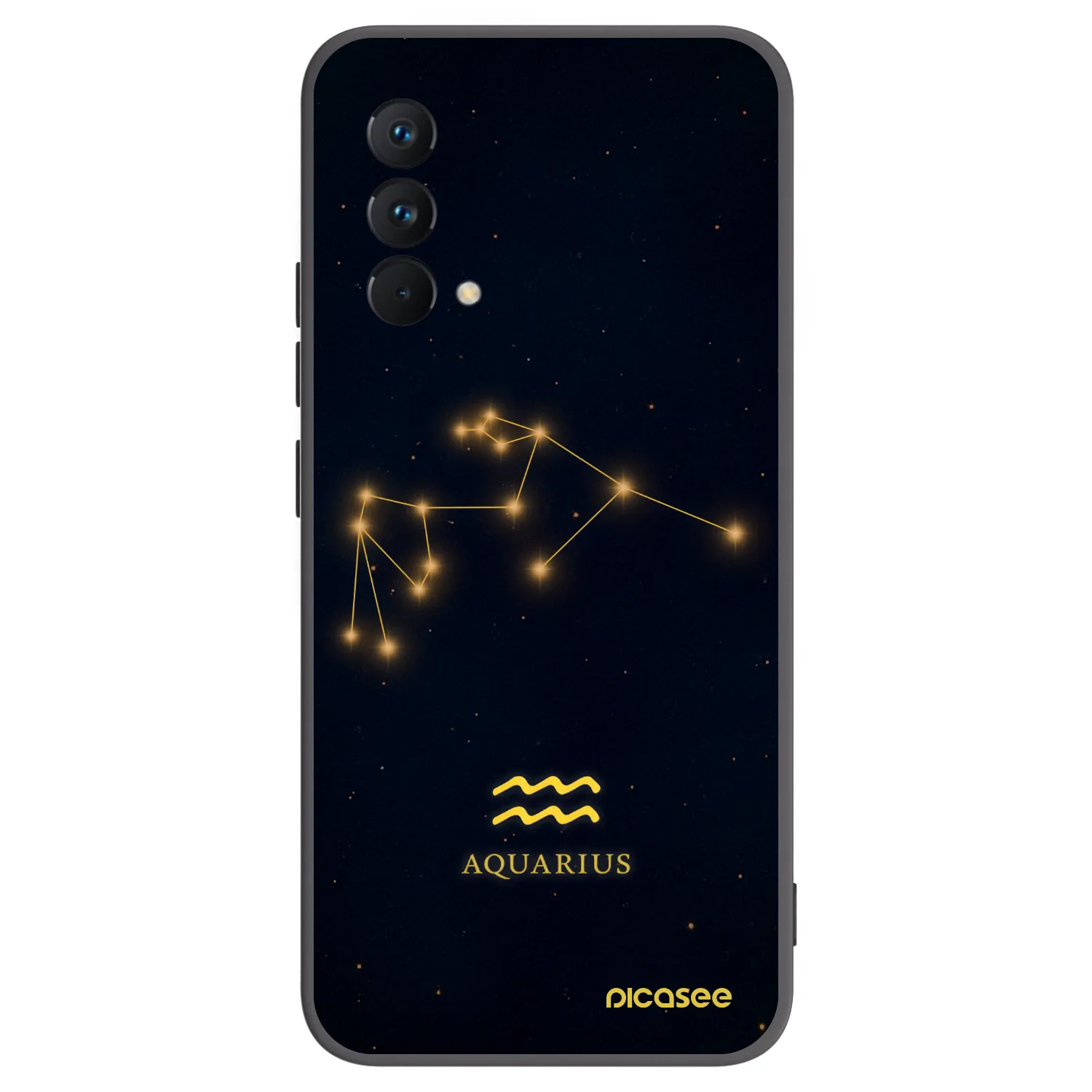 Picasee husă neagră din silicon pentru Realme GT Master Edition 5G - AQUARIUS
