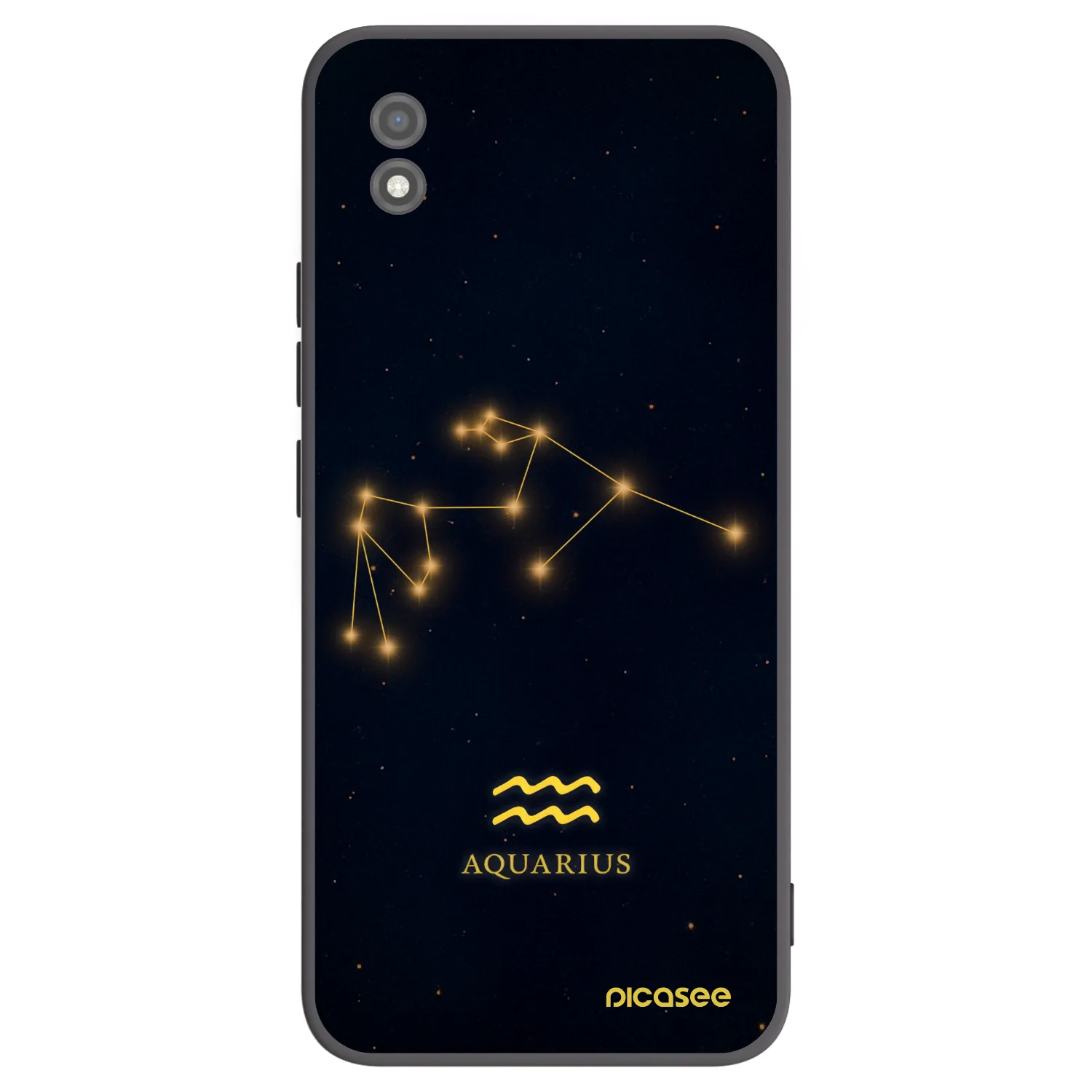 Picasee husă neagră din silicon pentru Realme C11 (2021) - AQUARIUS